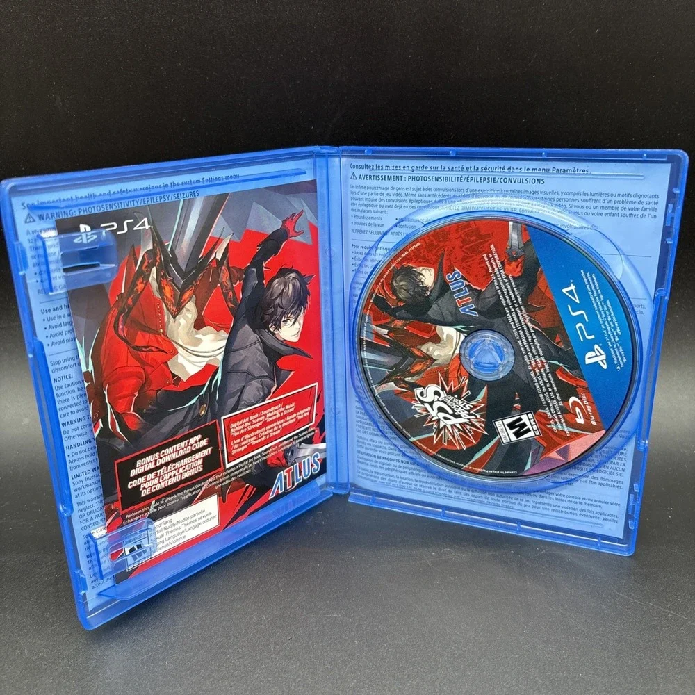 Persona 5 Strikers PS4 SEGA Atlus Sony PlayStation 4 Excellent Condition Disk